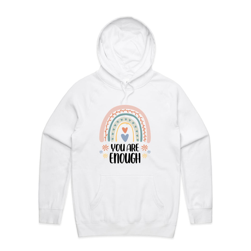 You are enough - hooded sweatshirt