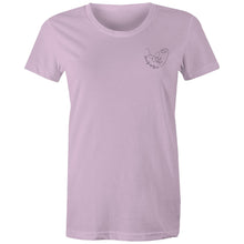Load image into Gallery viewer, Monarch Beauty by Liv r - Women&#39;s Maple Tee