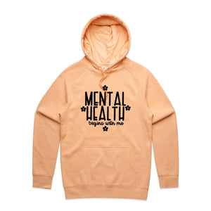Mental health begins with me - hooded sweatshirt