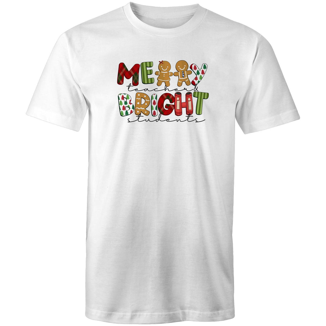 Merry teacher bright students