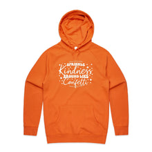 Load image into Gallery viewer, Sprinkle kindness around like confetti - hooded sweatshirt