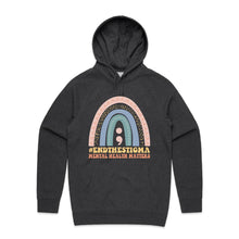 Load image into Gallery viewer, #end the stigma mental health matters - hooded sweatshirt