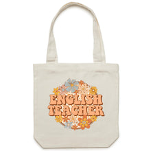 Load image into Gallery viewer, English teacher - Canvas Tote Bag