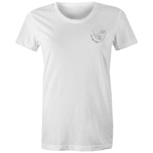 Load image into Gallery viewer, Monarch Beauty by Liv r - Women&#39;s Maple Tee