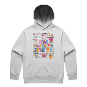 Dear staff member reading this…The work you do makes a difference, I’m proud of you, You belong here, you are respected, you are valued, you are appreciated - hooded sweatshirt