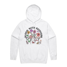 Load image into Gallery viewer, Bloom with kindness - hooded sweatshirt