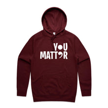 Load image into Gallery viewer, You Matter (semi-colon) - hooded sweatshirt