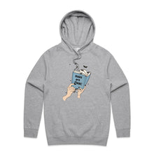Load image into Gallery viewer, Books are magic - hooded sweatshirt