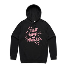 Load image into Gallery viewer, Treat yourself with kindness - hooded sweatshirt