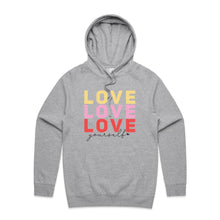Load image into Gallery viewer, Love Love Love yourself - hooded sweatshirt