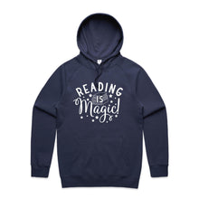 Load image into Gallery viewer, Reading is magic! - hooded sweatshirt