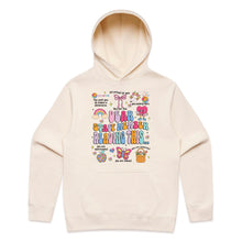 Load image into Gallery viewer, Dear staff member reading this…The work you do makes a difference, I’m proud of you, You belong here, you are respected, you are valued, you are appreciated - hooded sweatshirt
