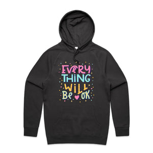 Everything will be ok - hooded sweatshirt