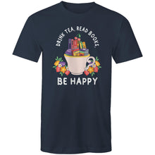Load image into Gallery viewer, Drink tea, red books, be happy