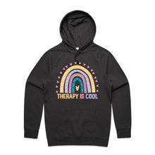 Load image into Gallery viewer, Therapy is cool - hooded sweatshirt