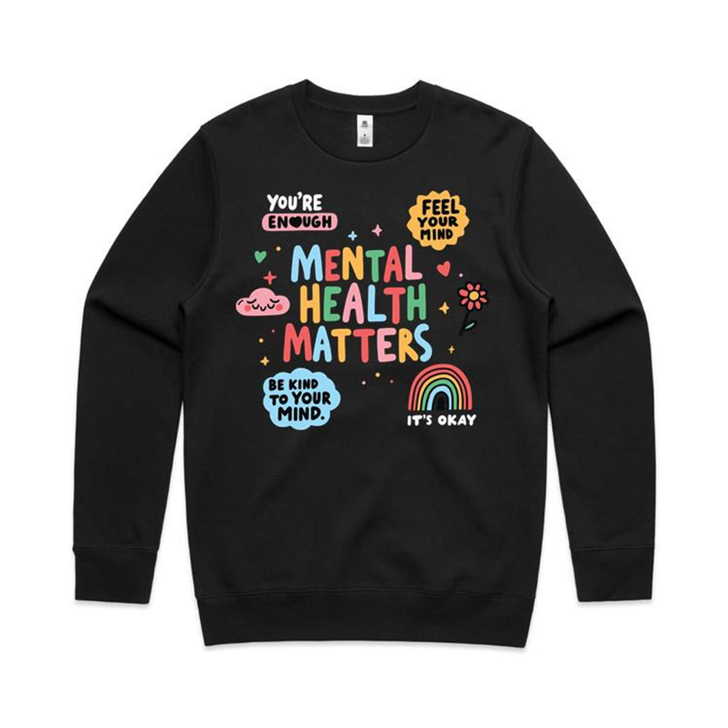 Mental health matters - crew neck sweatshirt