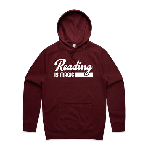 Reading is magic - hooded sweatshirt