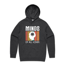 Load image into Gallery viewer, Minds of all kinds - hooded sweatshirt