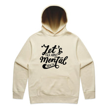 Load image into Gallery viewer, Let&#39;s talk about mental health - hooded sweatshirt