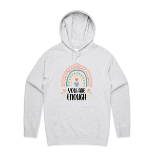 You are enough - hooded sweatshirt
