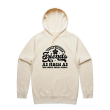 Load image into Gallery viewer, Check on your friends as much as you check social media - hooded sweatshirt
