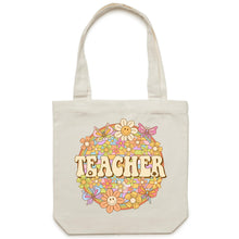 Load image into Gallery viewer, Teacher - Canvas Tote Bag