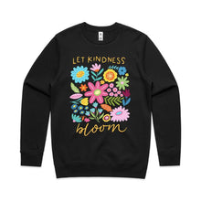 Load image into Gallery viewer, Let kindness bloom - crew neck sweatshirt