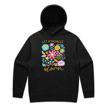 Load image into Gallery viewer, Let kindness bloom - hooded sweatshirt