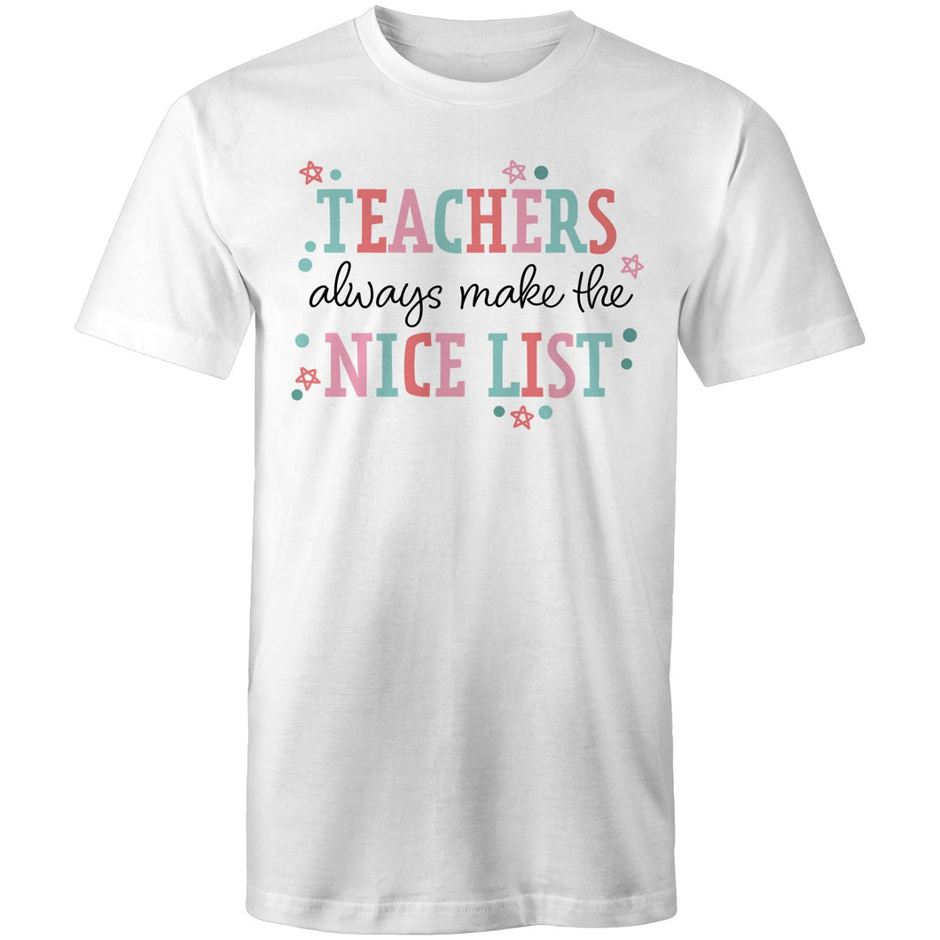 Teachers always make the nice list