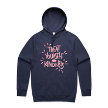 Load image into Gallery viewer, Treat yourself with kindness - hooded sweatshirt