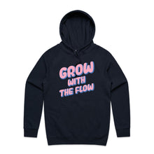 Load image into Gallery viewer, Grow with the flow - hooded sweatshirt