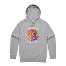 Load image into Gallery viewer, Mental health is important - hooded sweatshirt