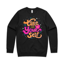 Load image into Gallery viewer, Take care of yourself - crew neck sweatshirt