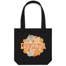 Load image into Gallery viewer, Educator - Canvas Tote Bag