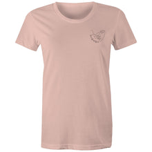 Load image into Gallery viewer, Monarch Beauty by Liv r - Women&#39;s Maple Tee