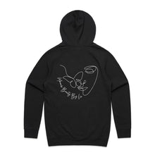 Load image into Gallery viewer, Monarch Beauty by Liv - hooded sweatshirt