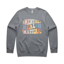 Load image into Gallery viewer, Mental health matters - crew neck sweatshirt