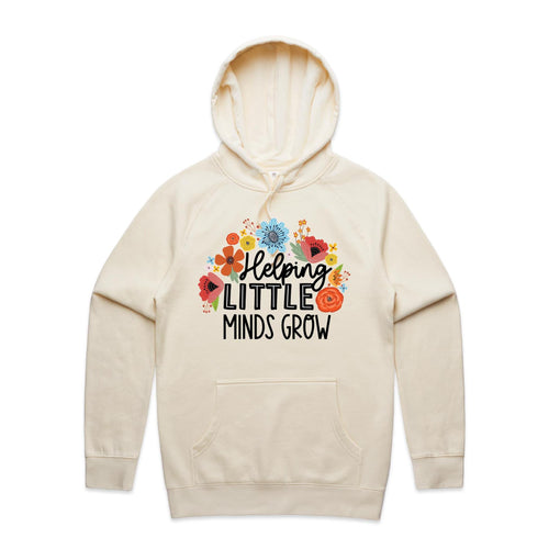 Helping little minds grow - hooded sweatshirt