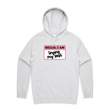 Load image into Gallery viewer, Hello, I am trying my best - hooded sweatshirt