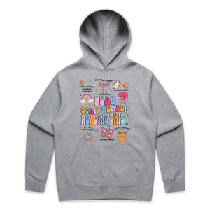 Dear staff member reading this…The work you do makes a difference, I’m proud of you, You belong here, you are respected, you are valued, you are appreciated - hooded sweatshirt