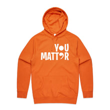 Load image into Gallery viewer, You Matter (semi-colon) - hooded sweatshirt