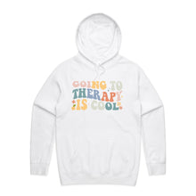 Load image into Gallery viewer, Going to therapy is cool - hooded sweatshirt