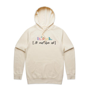 It's ok to not be ok - hooded sweatshirt