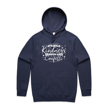 Load image into Gallery viewer, Sprinkle kindness around like confetti - hooded sweatshirt