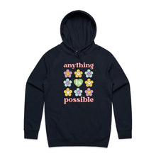 Load image into Gallery viewer, Anything is possible - hooded sweatshirt