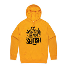 Load image into Gallery viewer, Selfcare is not selfish - hooded sweatshirt