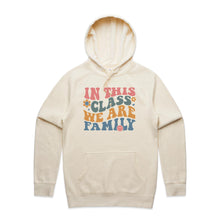 Load image into Gallery viewer, In this class we are family - hooded sweatshirt