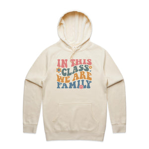 In this class we are family - hooded sweatshirt