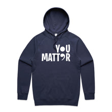 Load image into Gallery viewer, You Matter (semi-colon) - hooded sweatshirt