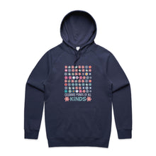 Load image into Gallery viewer, Celebrate minds of all kinds - hooded sweatshirt